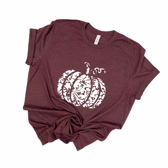 Custom Colors Fall Pumpkin T-shirt - XS/XXL - Picture 1 of 9
